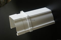 White black coffee brown plastic rain gutters price