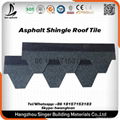 Bitumen Asphalt Roofing Shingles Low Price 