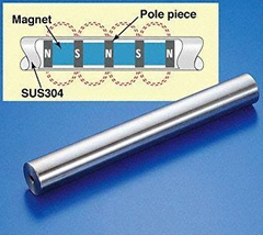 magnetic rod filter for sparator and pulley