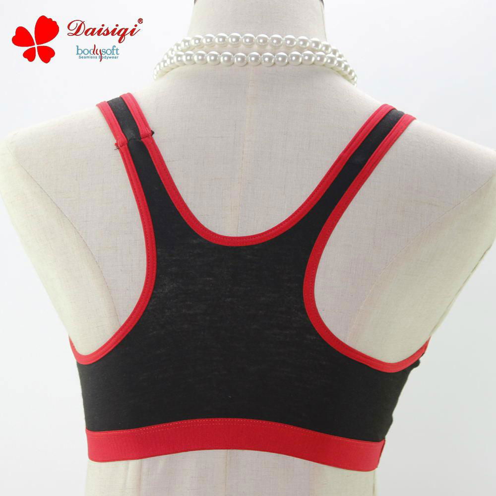 Free sample women underwear sexy bra black sports bra new design 5