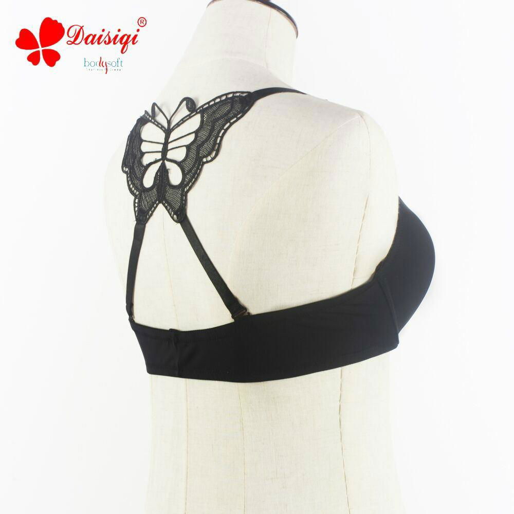 2016 nylon and spandex material ladies underwear beautiful back bra  2