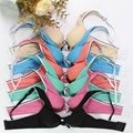 2016 wholesale customized breathable women sport bra with pad 4