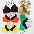 lastest design hot selling top quality women underwear push up bra 5