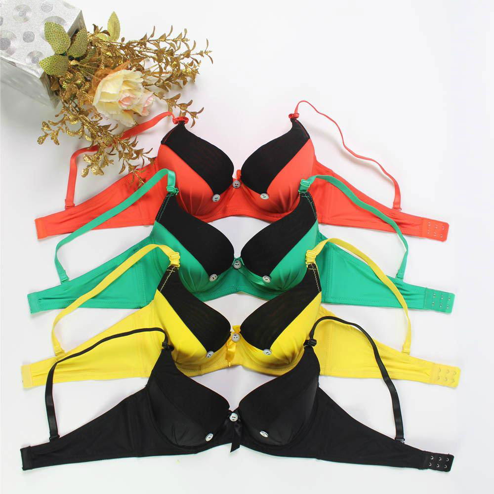 lastest design hot selling top quality women underwear push up bra 4