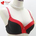 New design sexy mature ladies cotton padded push up underwear women bra 4