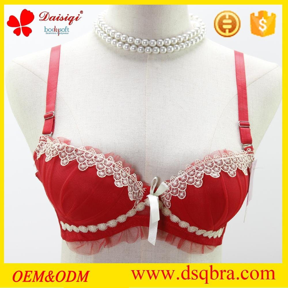 charming comfortable ladies bra with allover lace covered sexy lingerie