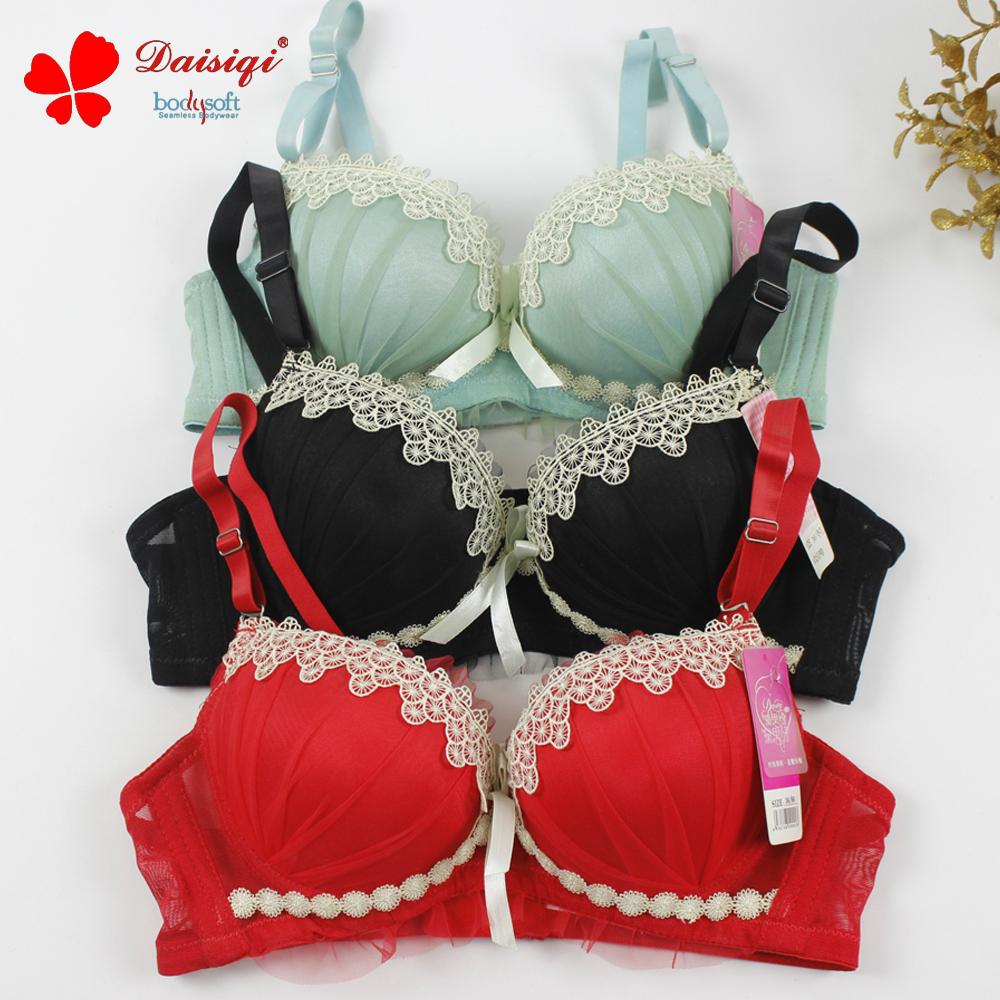 charming comfortable ladies bra with allover lace covered sexy lingerie 5