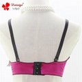 2016 Satin material bra with lace and string decoration sexy woman bra underwear 5
