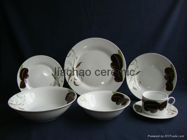 round shape dinner set