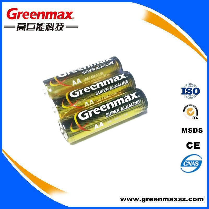 Hot sale bulk package aa um3 lr6 battery Greenmax (China Manufacturer