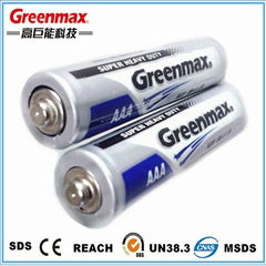 China manufacture 1.5v r03p aaa um4 dry battery