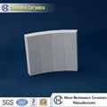 92% 95% Al2O3 Alumina Ceramic Pipe Tile Liner as Steel Pipeline Linings 4