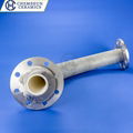 Wear Resistant Ceramic Lined Pipe Elbow
