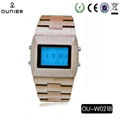 Wholesale price quartz wooden watches