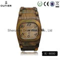 Factory price wooden wrist watch for couples best gifts quartz watch 1