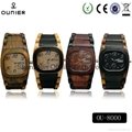 Factory price wooden wrist watch for couples best gifts quartz watch 5