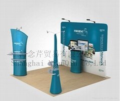 tension fabric wall display fabric fabric booth 
