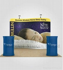 fabric booth banner stand trade show banners