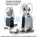 4 handles Cryolipolysis fat freeze for body contouring and weight loss treatment