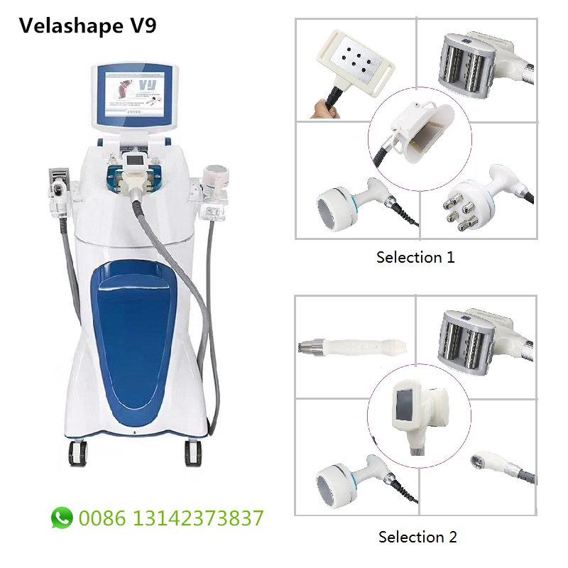 Velashape V9 RF cavitation vacuum skin tightening fat removal slimming machine 3