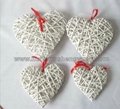 wall hanging wicker Christmas home garden office decoration products 2