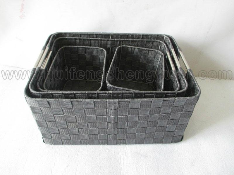 nylon wicker storage basket 5
