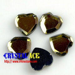 Heart Shape DMC Hot Fix Rhinestones