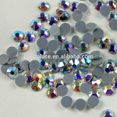 China Wholesale Transfer Hot Fix Rhinestone, Rainbow Hot Fix Crystal Stone for C