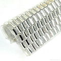 Wholesale Shiny Hot Fix Rectangle Rhinestone Sheet Mesh Trimming for Lady Bag 2