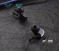 Winding type wire in-ear ear-hook earbuds Noise-cancelling sport Headphones 