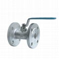 1 PC SS304 Flange Ball Valves 1