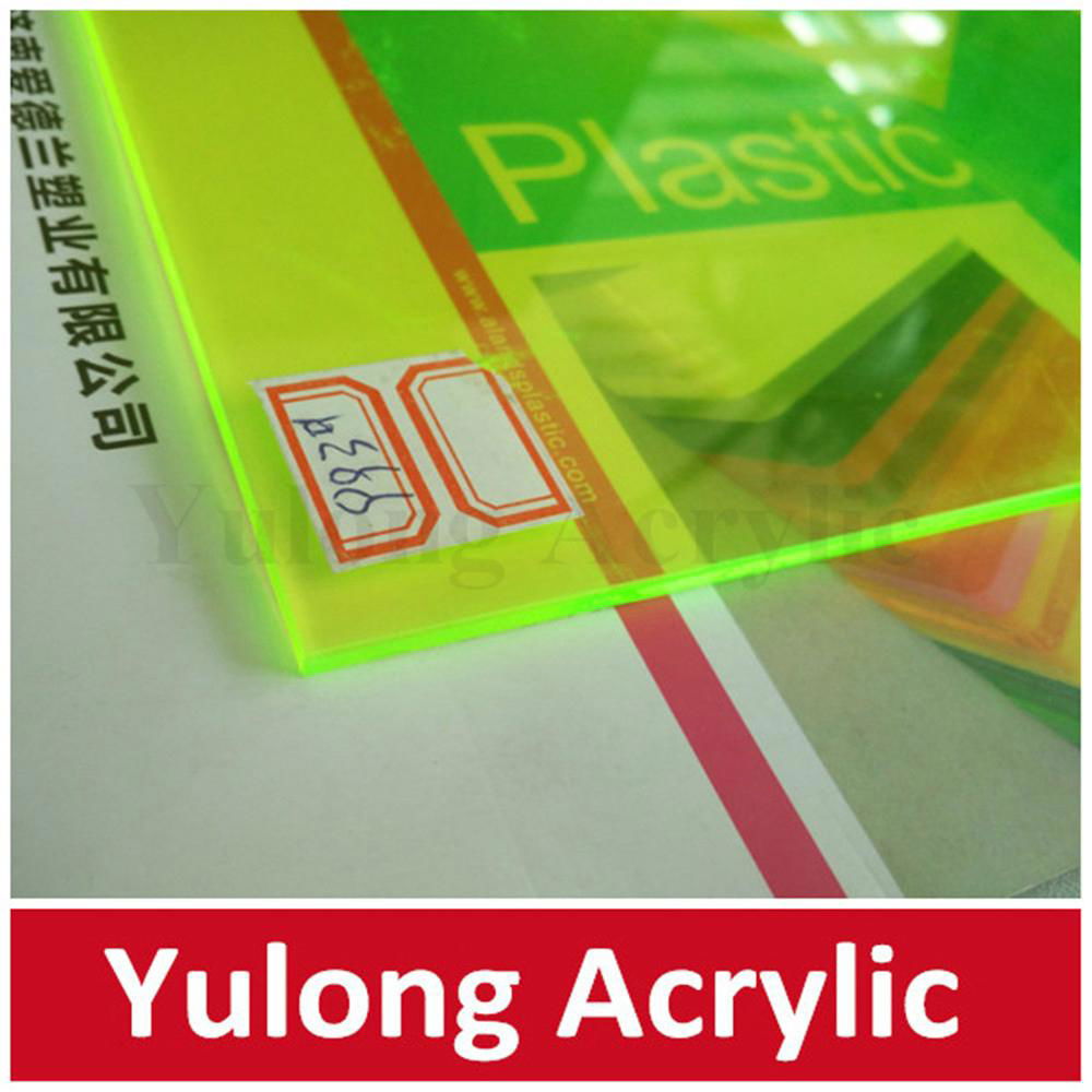 Clear Color Acrylic PMMA Sheet for Wall Decoration