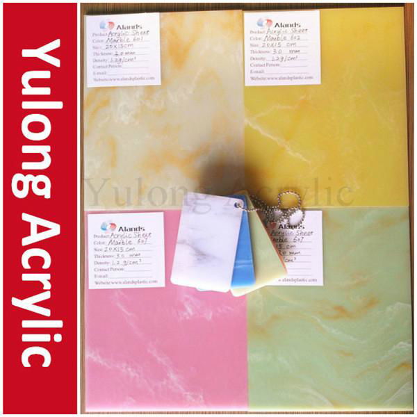 Solid Surface Marble Acrylic Sheet for decoration 2