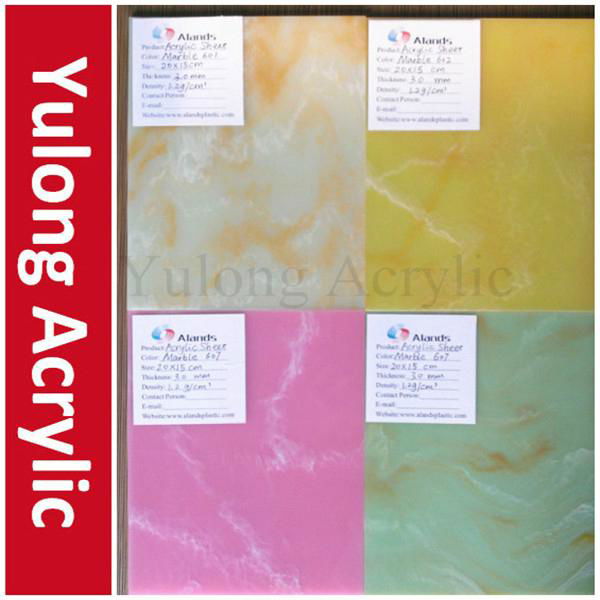 Solid Surface Marble Acrylic Sheet for decoration 3