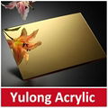 Silver and Gold Mirror Acrylic Sheet for Decoration 2