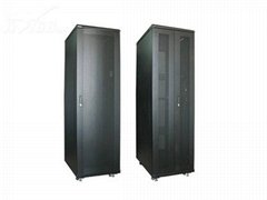 Mesh double door network cabinet