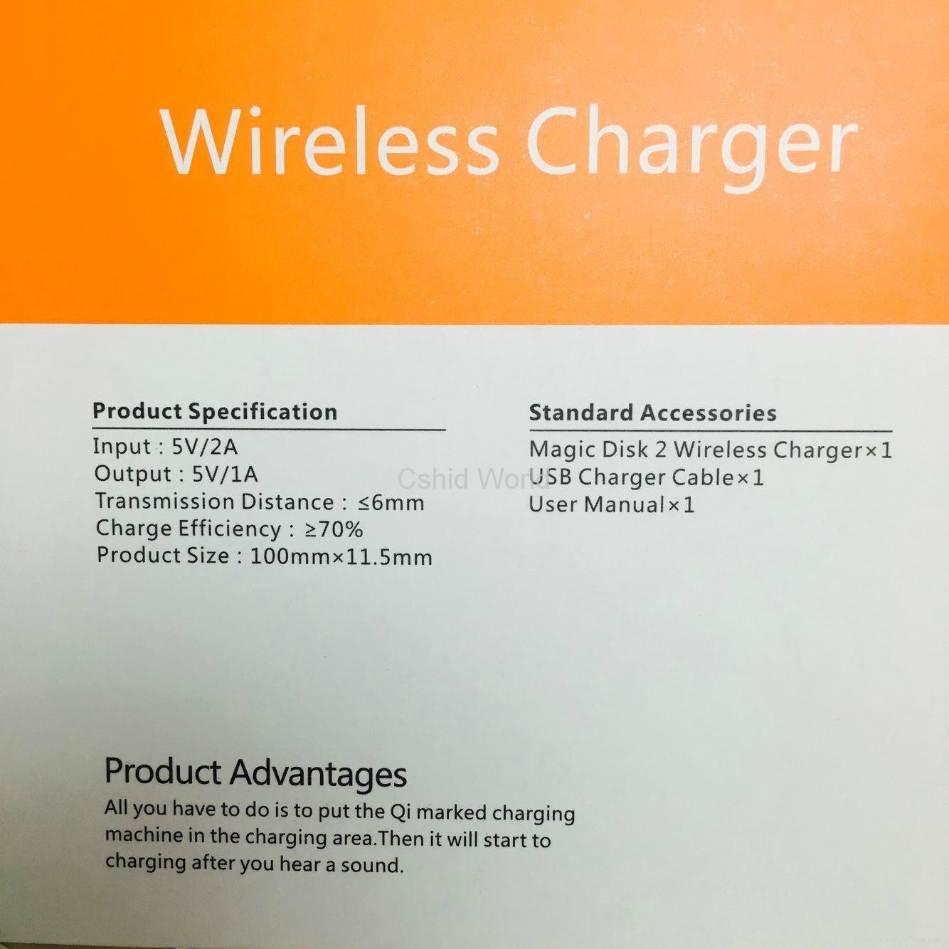 Creative Wireless charger power bank for cell phone use 4