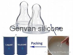 Silica food mold making 2 part platinum silicones rubber material