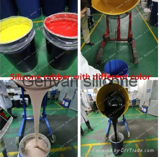 Silica food mold making 2 part platinum silicones rubber material  3