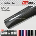 AXEVINYL Factory Direct Premium Ultra Gloss 5D Carbon Fiber Vinyl Film