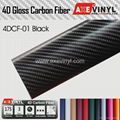AXEVINYL Factory Direct Premium High Gloss 4D Carbon Fiber Vinyl Film
