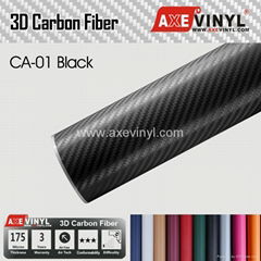 AXEVINYL Factory Direct Premium Matte Black 3D Carbon Fiber Vinyl