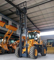 Top quality rough terrain diesel forklift 3 ton loading lift trucks