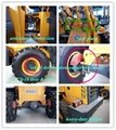 1.8 ton front end loader articulated compact wheel loader  2