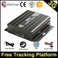 Universal remote control Free online plaform 3G gps vehicle tracker with real ti 2