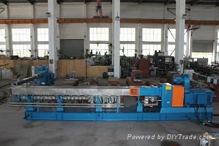 Twin screw extrder, plastic compounding pelletizing machine for sale  3