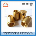 Custom machining CNC brass parts 4