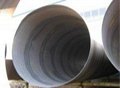 Spiral welded steel pipe