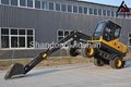 Mini Hydraulic Wheel Excavators Js75-9m China Suppier 2