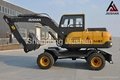 Mini Hydraulic Wheel Excavators Js75-9m China Suppier
